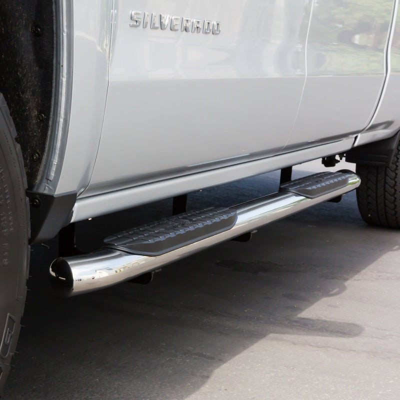 Westin 2014-2018 Chevy Silverado 1500 Crew Cab PRO TRAXX 5 Oval Nerf Step Bars - SS - GTR Auto