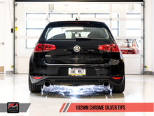 Load image into Gallery viewer, AWE Tuning VW MK7 GTI Touring Edition Exhaust - Chrome Silver Tips - GTR Auto