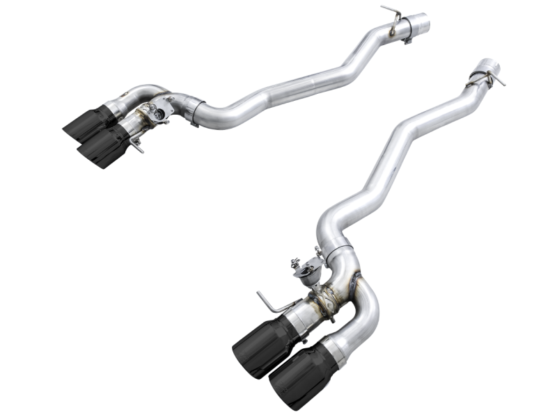 AWE Tuning 18-19 BMW M5 (F90) 4.4T AWD Cat-back Exhaust - Track Edition (Diamond Black Tips) - GTR Auto