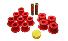 Load image into Gallery viewer, Energy Suspension 6/86-97 Nissan 720 &amp; Hardbody Pickup 2WD Red Rear Leaf Spring Bushing Set - GTR Auto