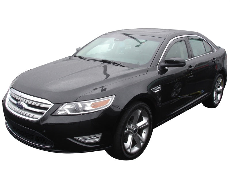 AVS 10-18 Ford Taurus Ventvisor In-Channel Front & Rear Window Deflectors 4pc - Smoke - GTR Auto