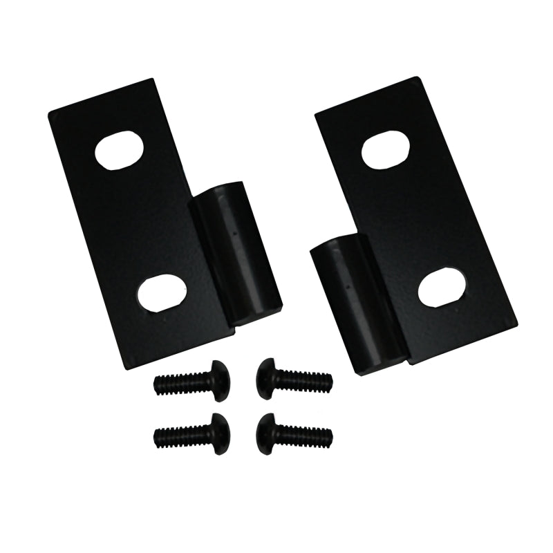 Rugged Ridge 76-06 Jeep CJ / Jeep Wrangler Black Lower Door Hinge Brackets - GTR Auto