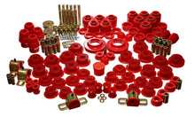 Load image into Gallery viewer, Energy Suspension 97-06 Jeep Wrangler TJ (w/ 1in Body Lift Kit) Red Hyper-Flex Master Bushing Set - GTR Auto