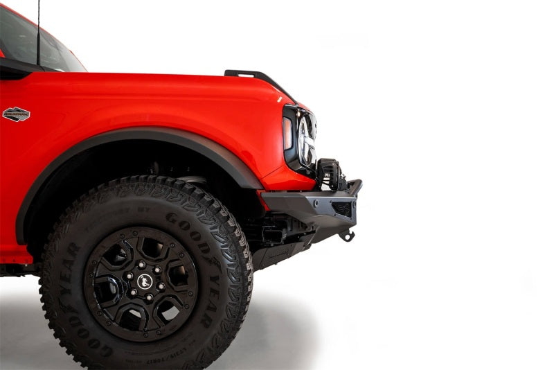 Addictive Desert Designs 2021+ Ford Bronco Rock Fighter Front Bumper - Hammer Black - GTR Auto