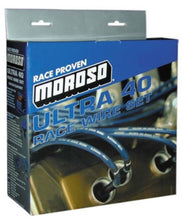Load image into Gallery viewer, Moroso Chevrolet Small Block Ignition Wire Set - Ultra 40 - Unsleeved - Non-HEI - Under Header - Blk 73708