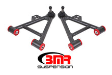 Load image into Gallery viewer, BMR 79-93 Mustang Lower Non-Adj. A-Arms (Coilover Only) w/ Tall Ball Joint (Poly) - Black Hammertone - GTR Auto