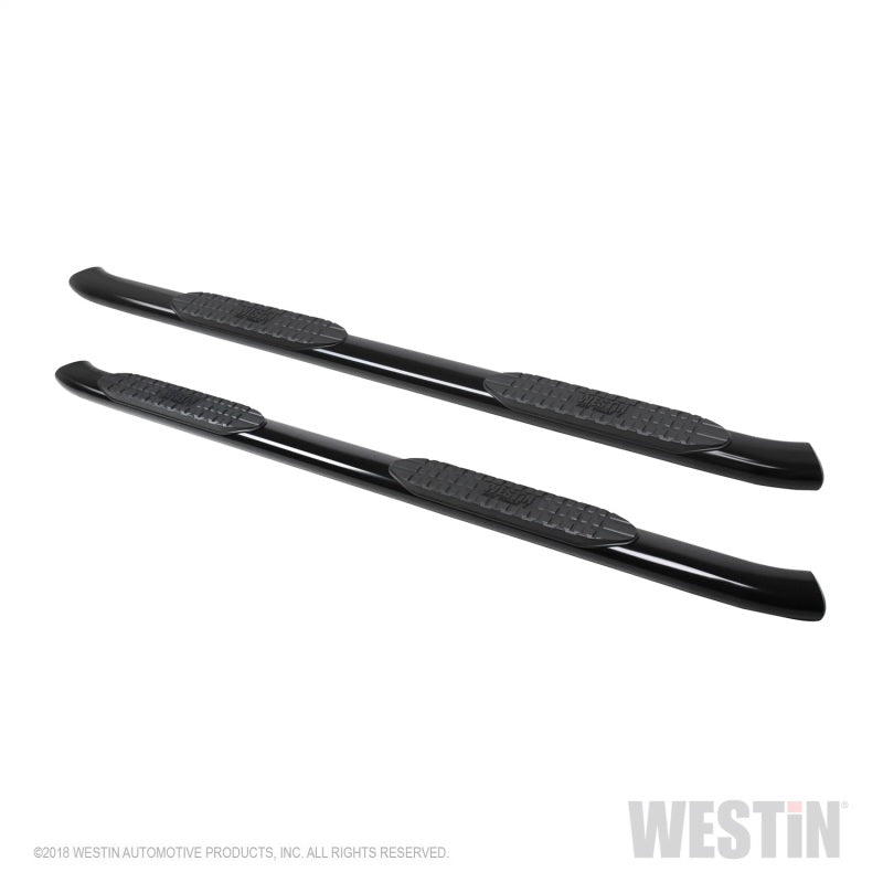Westin 2019 Chevrolet Silverado/Sierra 1500 Crew Cab Non LD PRO TRAXX 5 Oval Nerf Step Bars - Black - GTR Auto