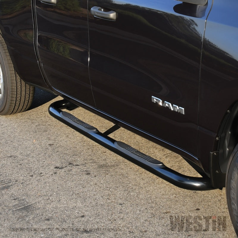 Westin 19-20 Ram 1500 Crew Cab E-Series 3 Nerf Step Bars - Black - GTR Auto