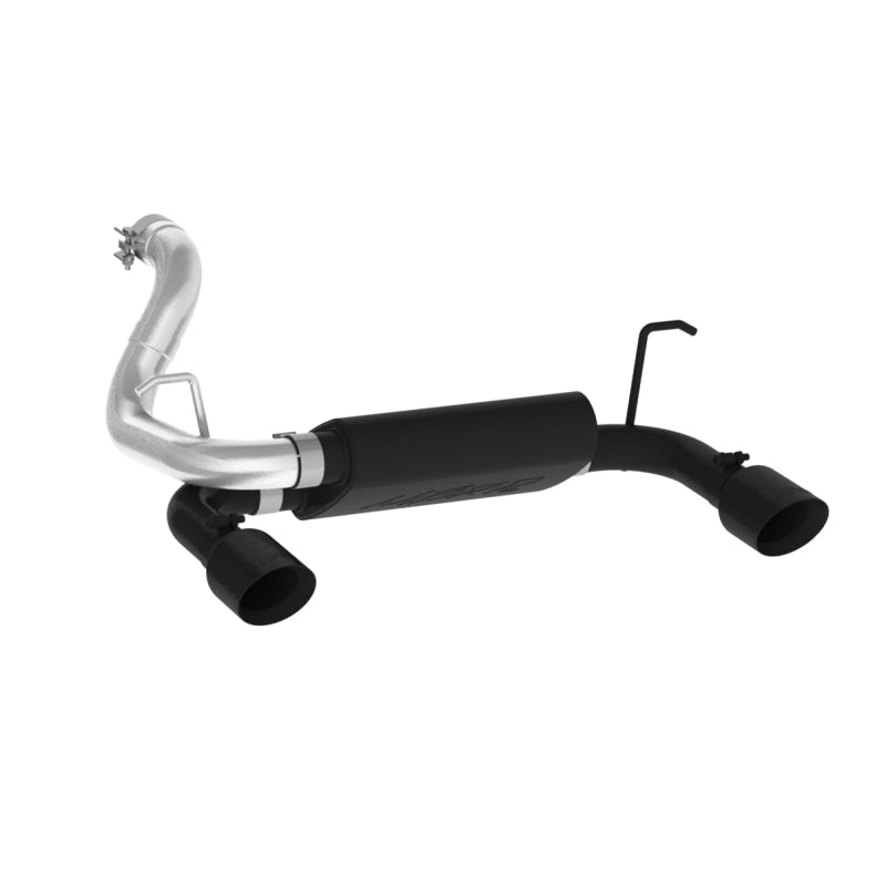 MBRP 2018+ Jeep Wrangler (JL) 3.6L V6 Dual Rear Exit Axle Back BLK Exhaust System - GTR Auto