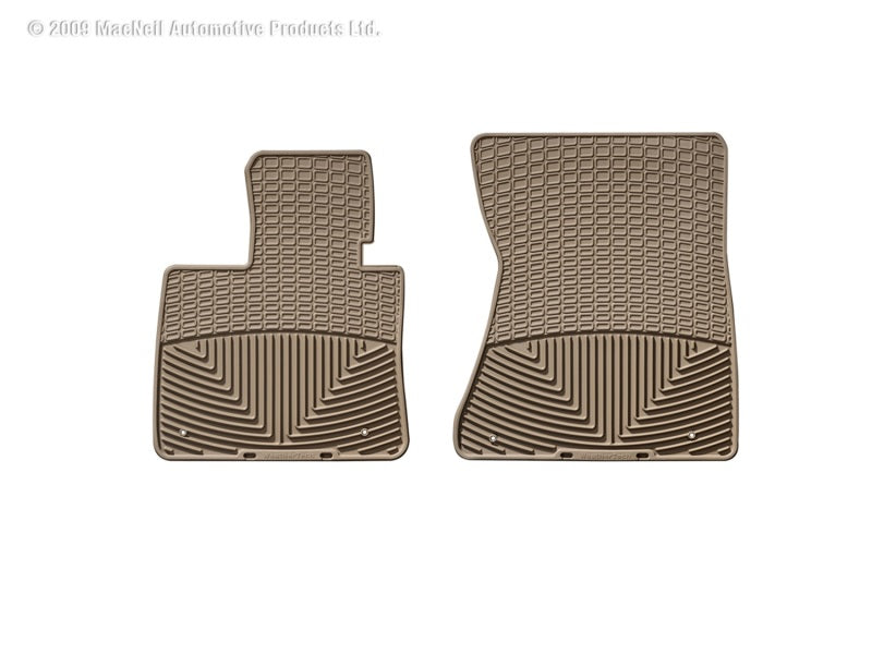 WeatherTech 07-13 BMW X5 Front Rubber Mats - Tan - GTR Auto
