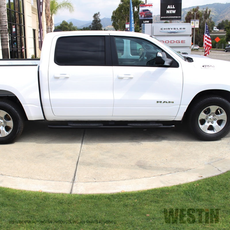 Westin 19-20 Ram 1500 Quad Cab (Excludes Ram 1500 Classic) PRO TRAXX 4 Oval Nerf Step Bars - Black - GTR Auto