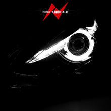 Load image into Gallery viewer, ANZO Projector Headlights With Halo Black w/Amber 14-17 Mazda 3 - GTR Auto