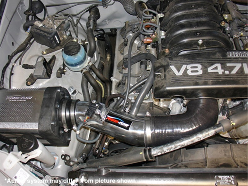 Injen 05-06 Tundra / Sequoia 4.7L V8 w/ Power Box Wrinkle Black Power-Flow Air Intake System - GTR Auto