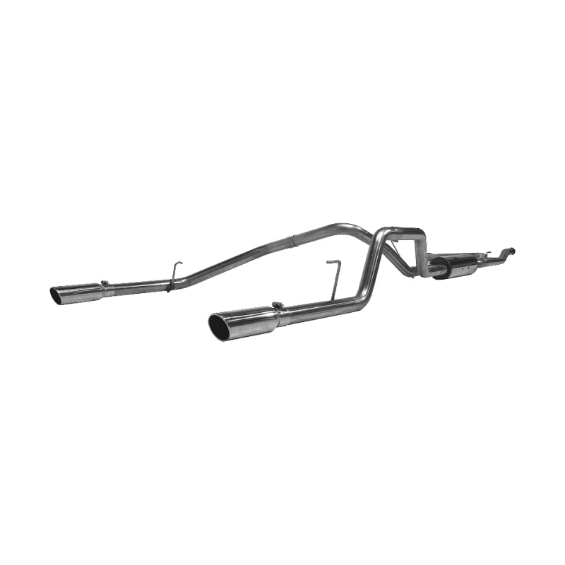 MBRP 2004-2009 Nissan Titan 5.6L EC/CC Cat Back Dual Split Rear - GTR Auto