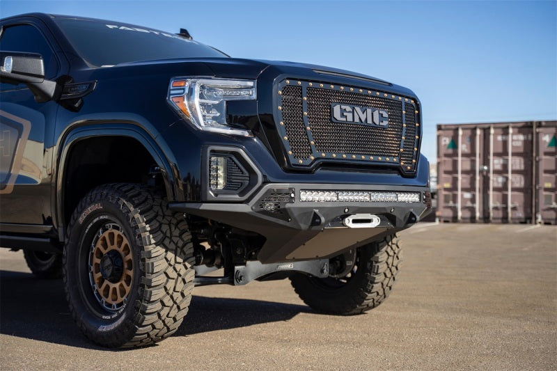 Addictive Desert Designs 2019 GMC Sierra 1500 SF Front Bumper w/ Winch Mount & Sensor Cutout - GTR Auto