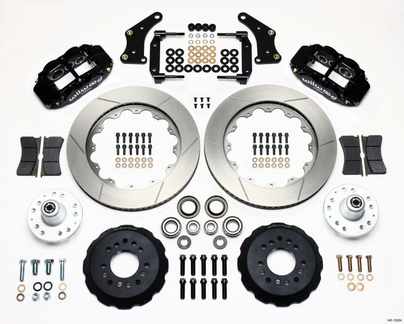 Wilwood Narrow Superlite 6R Front Hub Kit 14.00in Large GM 57-70 Drop Spindle - GTR Auto