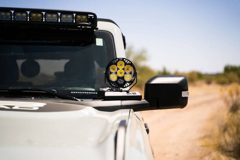 DV8 21-22 Ford Bronco A-Pillar Pod Light Mounts - GTR Auto
