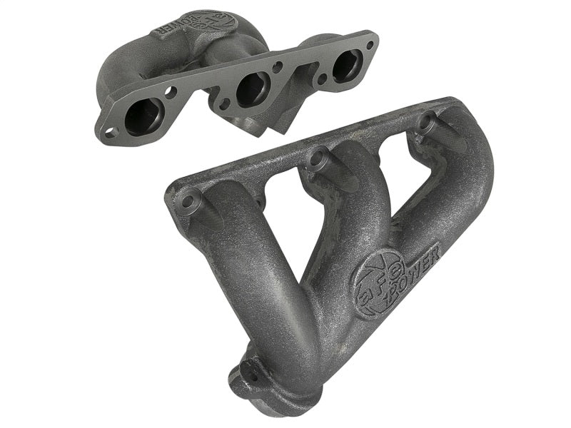 aFe BladeRunner Ported Ductile Iron Exhaust Manifold 07-11 Jeep Wrangler (JK) V6-3.8L - GTR Auto