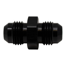 Load image into Gallery viewer, DeatschWerks 6AN Male Flare to 6AN Male Flare Coupler - Anodized Matte Black - GTR Auto