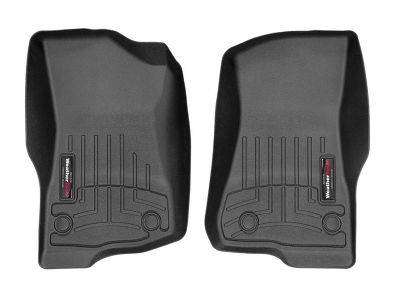 WeatherTech 2018+ Jeep Wrangler Unlimited Front FloorLiner - Black - GTR Auto