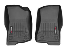 Load image into Gallery viewer, WeatherTech 2018+ Jeep Wrangler Unlimited Front FloorLiner - Black - GTR Auto