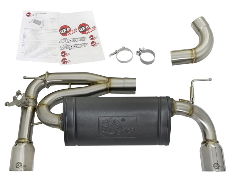 aFe MACHForce XP Exhausts Axle-Back 12-15 BMW 335i 3.0T (SS w/Polished Tips) - GTR Auto