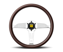 Load image into Gallery viewer, Momo Super Grand Prix Steering Wheel 350 mm - Mahogany Wood/Polished Spokes