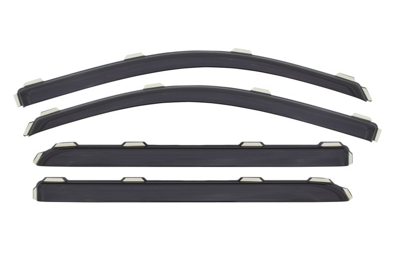 AVS 15-18 Chevy Silverado 2500 Crew Cab Ventvisor Front & Rear Window Deflectors 4pc - Smoke - GTR Auto