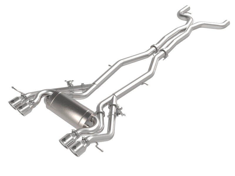 aFe MACHForce XP Exhausts Cat-Back SS 21 BMW M2 Competition L6-3.0L w/Polished Tips - GTR Auto