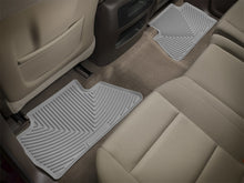Load image into Gallery viewer, WeatherTech 14+ Chevrolet Silverado Rear Rubber Mats - Grey