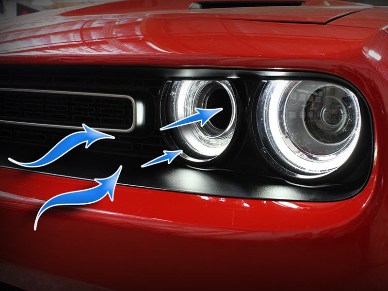 aFe Dynamic Air Scoop 2015 Dodge Challenger V6-3.6 / V8-5.7/6.4L HEMI - Green - GTR Auto