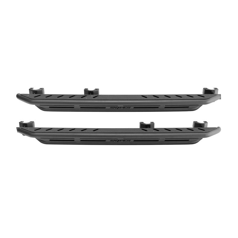 Westin/Snyper 07-17 Jeep Wrangler Unlimited Triple Tube Rock Rail Steps - Textured Black - GTR Auto