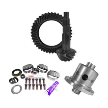Load image into Gallery viewer, Yukon Gear 11.5in AAM 4.56 Rear Ring &amp; Pinion Install Kit Positraction 4.125in OD Pinion Bearing