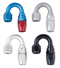 Load image into Gallery viewer, Fragola -6AN x 180 Degree Power Flow Hose End - Blue/Red