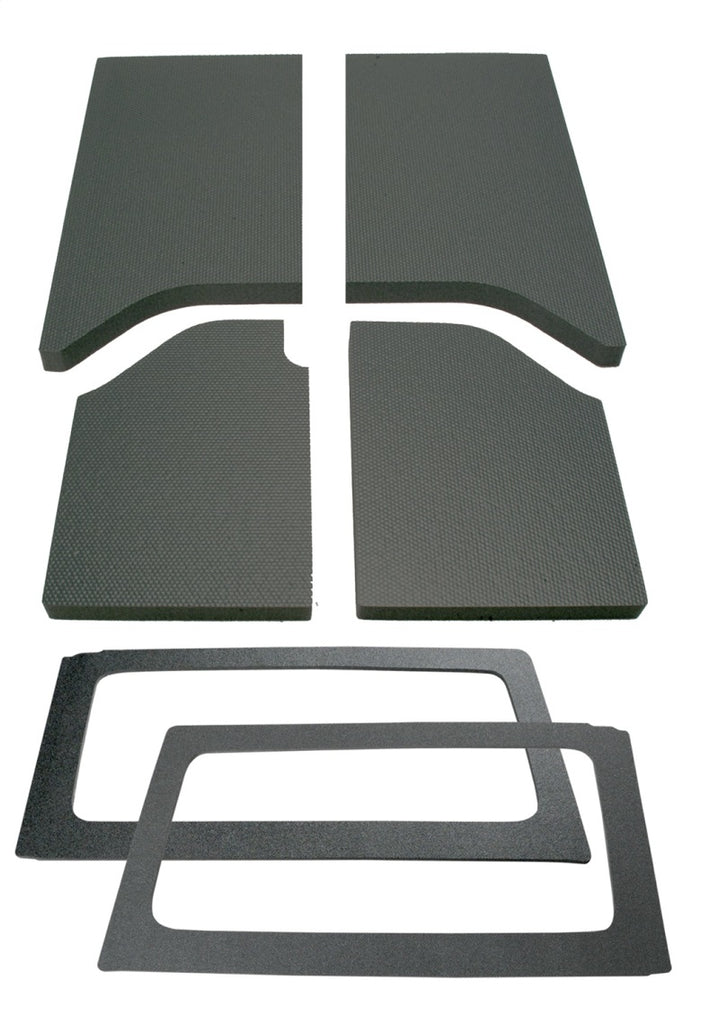 DEI 11-18 Jeep Wrangler JK 2-Door Boom Mat Complete Headliner Kit - 6 Piece - Gray - GTR Auto