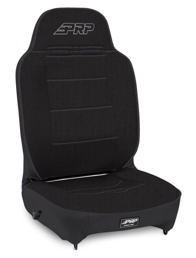 PRP Enduro High Back Reclining Suspension Seat (Driver Side) - All Black - GTR Auto