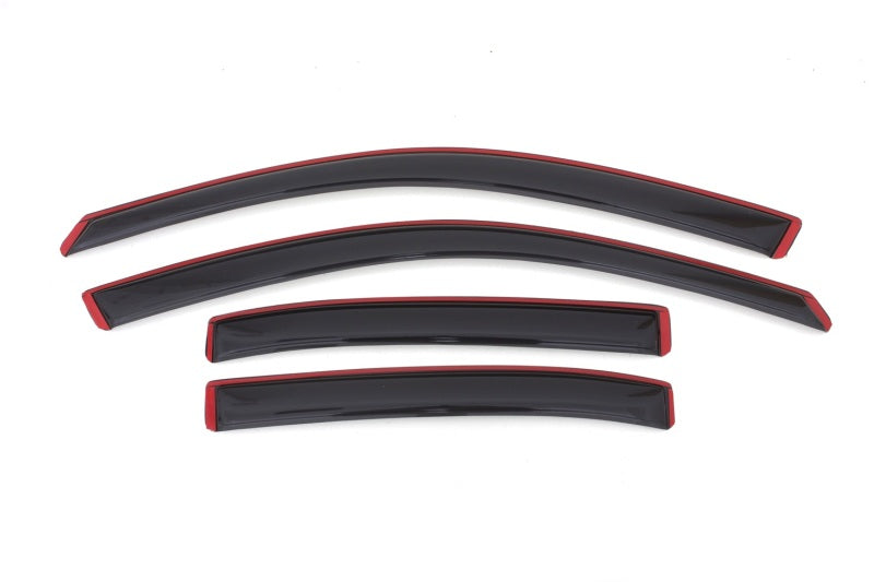 AVS 13-15 Chevy Malibu Ventvisor In-Channel Front & Rear Window Deflectors 4pc - Smoke - GTR Auto