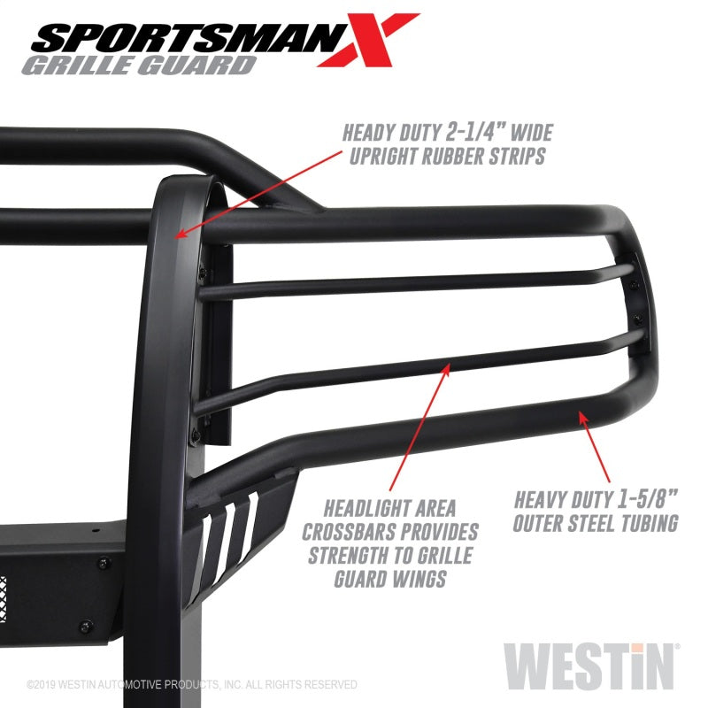 Westin 14-20 Toyota Tundra Sportsman X Grille Guard - Textured Black - GTR Auto