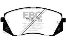 Load image into Gallery viewer, EBC 15+ Hyundai Sonata 1.6 Turbo (Elec Park Brake) Redstuff Front Brake Pads - GTR Auto