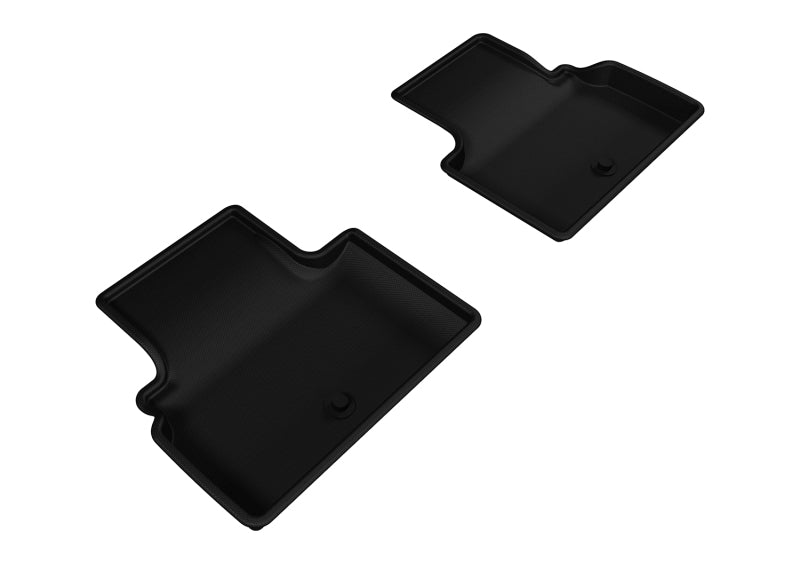 3D MAXpider 2014-2020 Infiniti Q50/Q60 Kagu 2nd Row Floormats - Black - GTR Auto