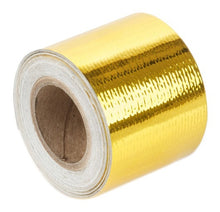 Load image into Gallery viewer, Torque Solution Gold Reflective Heat Tape 2in x 15ft - GTR Auto