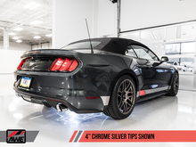 Load image into Gallery viewer, AWE Tuning S550 Mustang EcoBoost Axle-Back Exhaust - Touring Edition (Chrome Silver Tips)