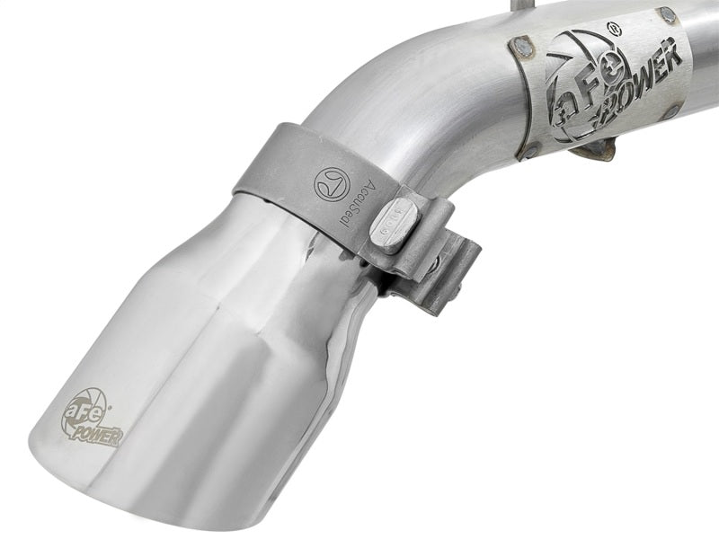 aFe MACH Force-Xp Axle-Back Exhaust System w/Polished Tip 18-20 Jeep Wrangler L4-2.0T / V6-3.6L - GTR Auto