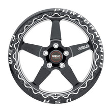 Load image into Gallery viewer, Weld S904 17x10 Ventura Beadlock 5x115 ET30 BS6.70 Gloss BLK MIL DIA 78.1 S90470071P30