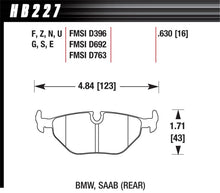 Load image into Gallery viewer, Hawk 1992-1998 BMW 318i HPS 5.0 Rear Brake Pads KHB227B.630