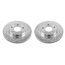 Load image into Gallery viewer, Power Stop 03-05 Kia Sedona Front Evolution Drilled &amp; Slotted Rotors - Pair