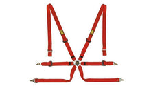 Load image into Gallery viewer, OMP Safety Harness One 2In Pull Up - Red (Fia 8853-2016)
