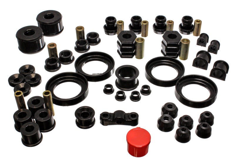 Energy Suspension 99-00 Honda Civic Si Black Hyper-Flex Master Bushing Set - GTR Auto