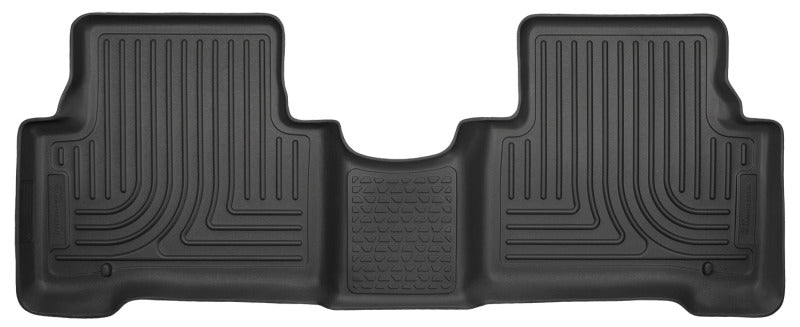 Husky Liners 13-15 Hyundai Sante Fe GLS/Limited WeatherBeater 2nd Seat Black Floor Liners - GTR Auto