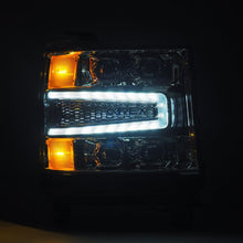 Load image into Gallery viewer, AlphaRex 16-18 Chevy 1500HD NOVA-Series LED Proj Headlights Chrm w/Actv Lgt/SeqSig &amp; DRL(Req 810023) - GTR Auto